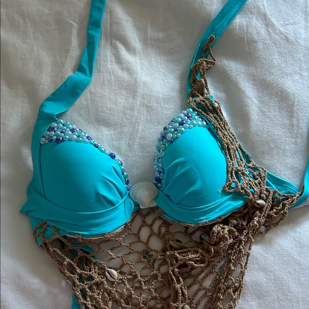Handmade Mermaid Top For costume